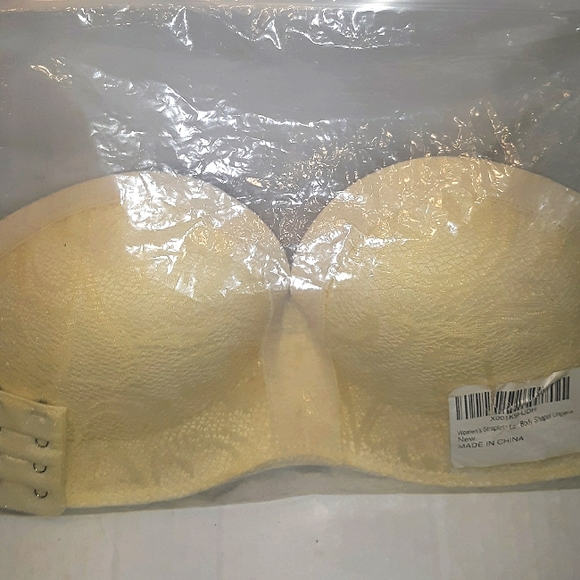 New Nice Strapless Molded Push-Up Bra & Extender - Picture 4 of 16